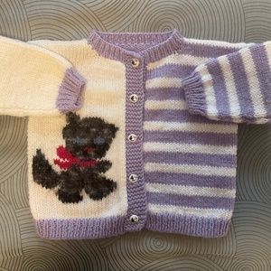 Hand knit sweater